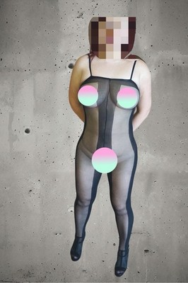 Netz Body schwarz transparent ultra sexy