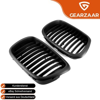 Sport Kühlergrill Performance für BMW 5er E39 1995-2003 Einzelne Zeile Paar