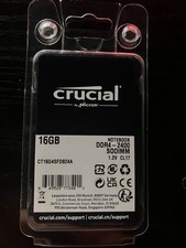 Crucial CT16G4SFD824A 16GB DDR4-2400 PC4-19200 Memory Module New, Sealed