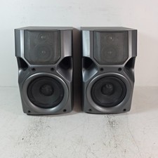 Sony SS-MD5 Bookshelf Stereo Loud Speakers Pair 6 Ohm Made In Japan Working
