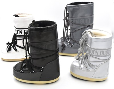 Stivaletti da Bambino MOON BOOT PULSE MID JR GIRL DISCO PLUS Colore Argento