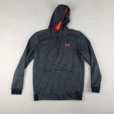 Under Armour Hoodie Mens Small Dark Gray Loose Coldgear Sweater Activewear
