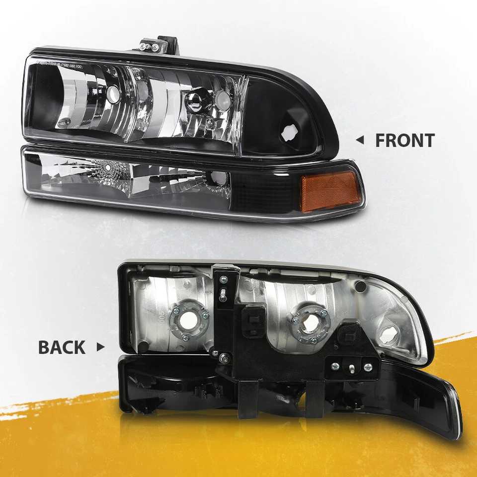 Faros delanteros izquierda+derecha aptos para camioneta Chevy S10 Blazer 1998-2004 nuevos Foto 3 de 4