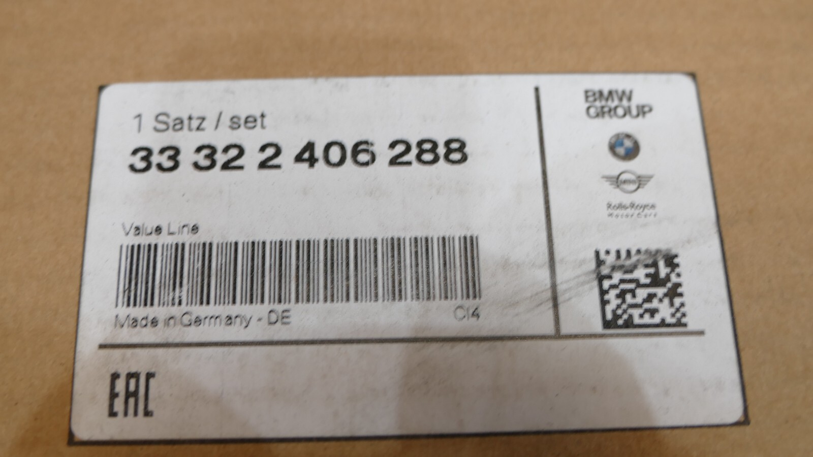 Genuine BMW Repair Kit Control Arm Rig 33322406288 for sale online 