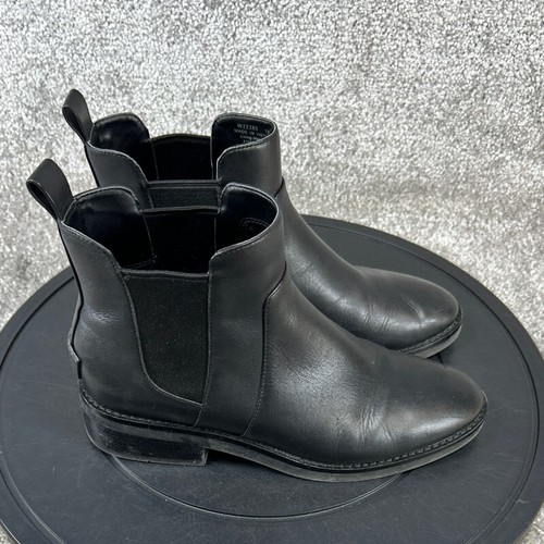 Cole Haan Chelsea Boots Womens Size 7 B Nora Black Leather Ankle Pull On