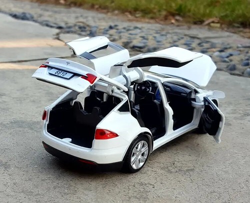 1:32 Sport Racing Car Kids Tesla Model 3 Children Toys Diecasts Collection Gift - Picture 9 of 29