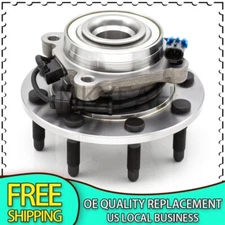 [RWD] Front Wheel Hub & Bearing For 2001-2006 Chevy Silverado GMC Sierra 2500HD