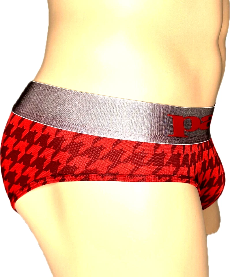 Ropa Interior Papi Hombre ROJO RAVE PATA DE GALLO TALLA M Foto 2 de 3