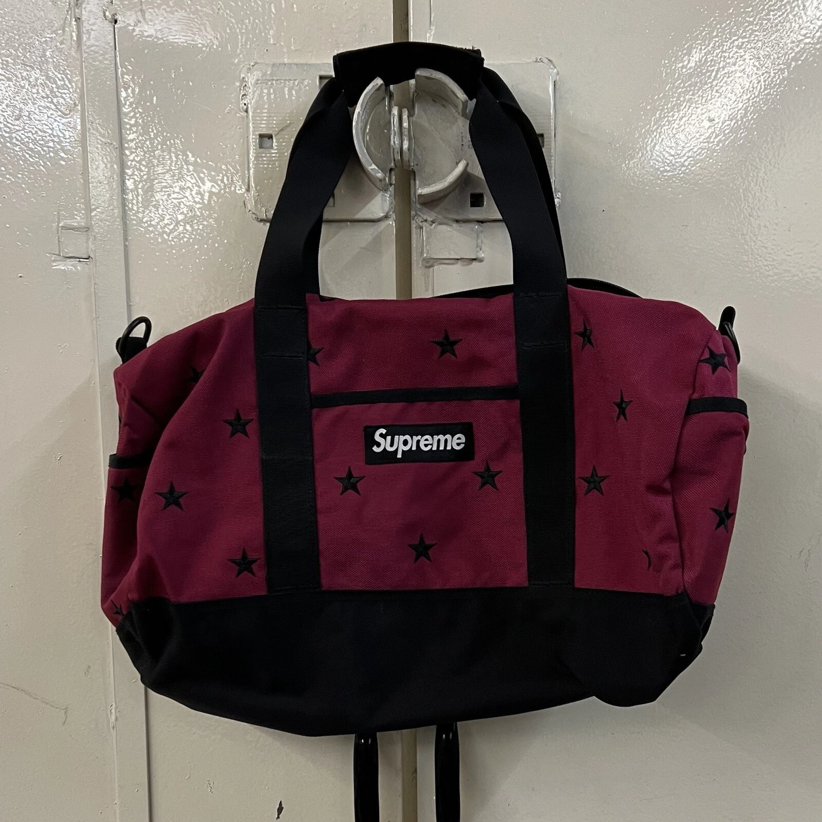 Sac FW13 Supreme occasion violet étoile vintage bon état occasion 2013