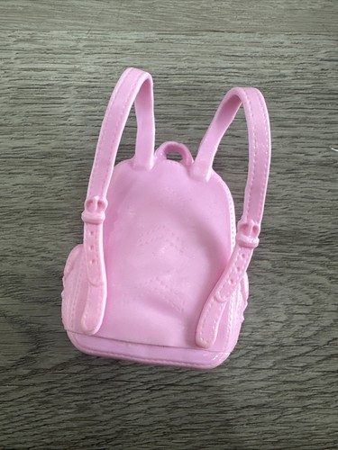 Barbie Passport Travel Fashionista Doll Replacement Pink Knapsack Backpack / Bag - Picture 2 of 4