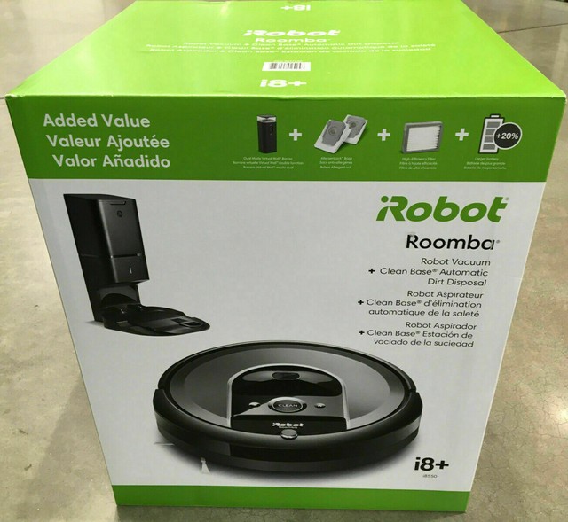 iRobot Roomba I8 Black Robot Dirt Disposal for sale online eBay