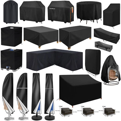 Waterproof Outdoor Garden Furniture Cover Rattan Cube Rectangle Square Table