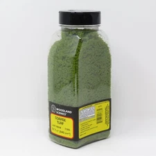 Woodland Scenics 1363 Light Green Coarse Turf Shaker Scenery Model Train Layout