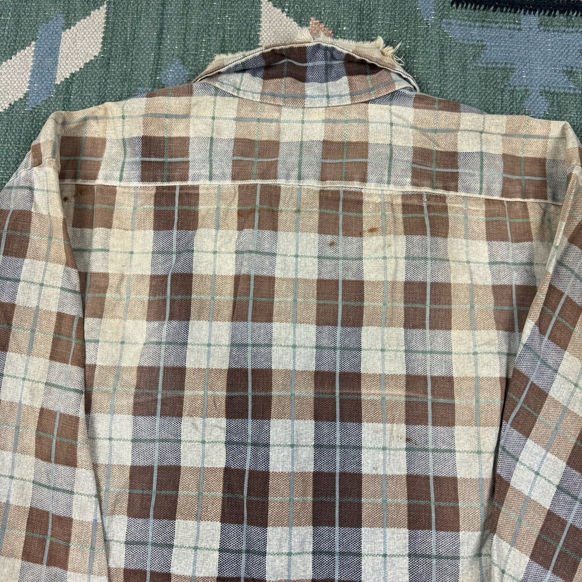 Montgomery Ward 101 セカンド　Powr House VTG 60s Powr House Montgomery Ward Plaid Cotton Flannel