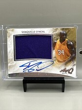 Shaquille O’Neal 2015 WORN Swatch JSY Auto Purple JSY SSP LAKERS HOF game worn