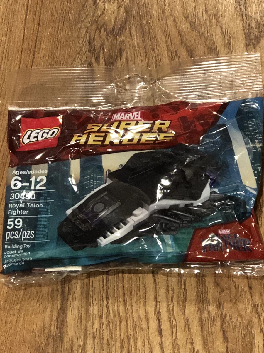 Lego 30450 Marvel Super heroes Black Panther Royal Talon Fighter Polybag 59 Pcs