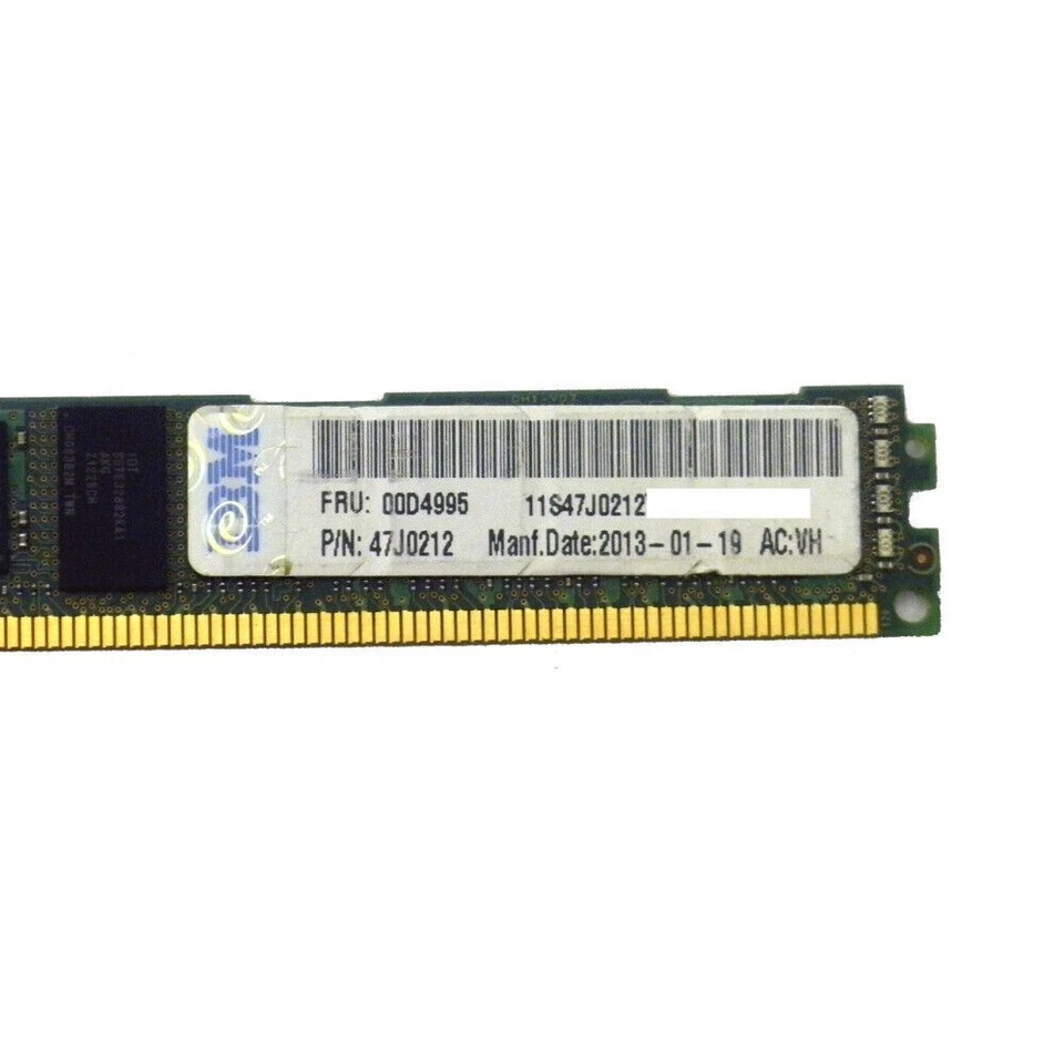 IBM 00D4993 Server Memory 8GB DDR3 PC3-12800 2RX8 - Image 2 of 3