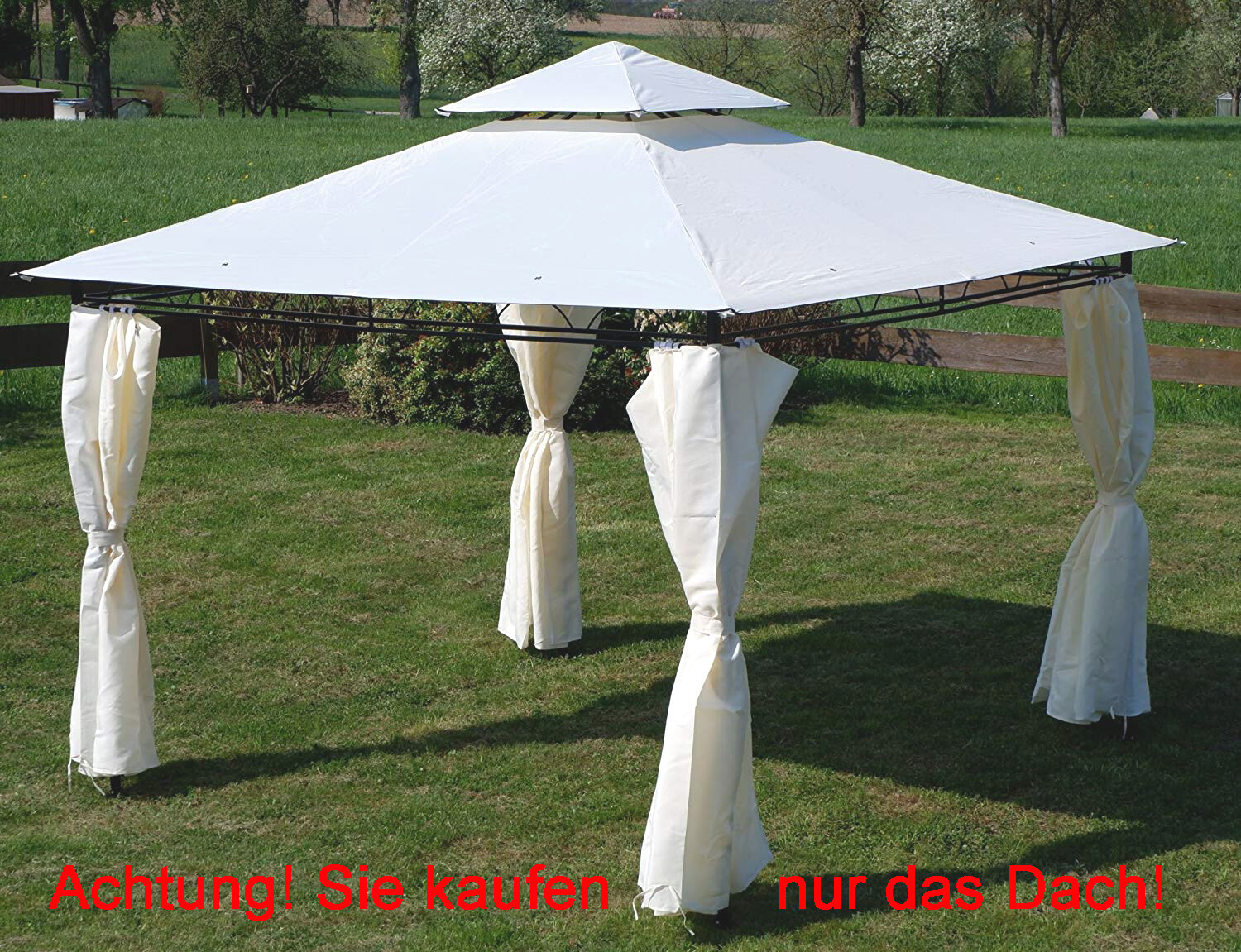 Wunderschone Pavillon Ersatzdach 3x3 Mit Kaminabzug Wasserdicht Fotos
