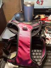 TobeDRI No Pull Dog Harness Adjustable Reflective Easy Control PINK SZ XL NWOT