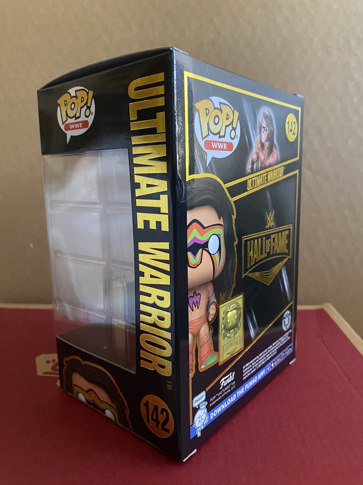 Funko Pop! Ultimate Warrior #142 - WWE Hall of Fame - GameStop Exclusive - NIB
