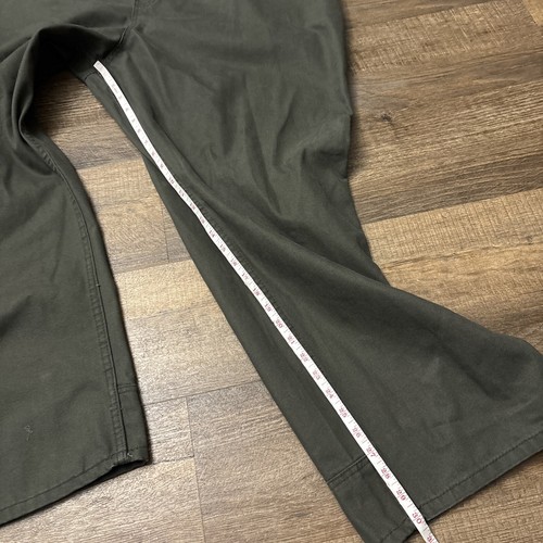 Dickies Womens Plus Size 24W BIB OVERALLS Relaxed Fit Straight Leg Size 24 GREEN - Picture 3 of 10
