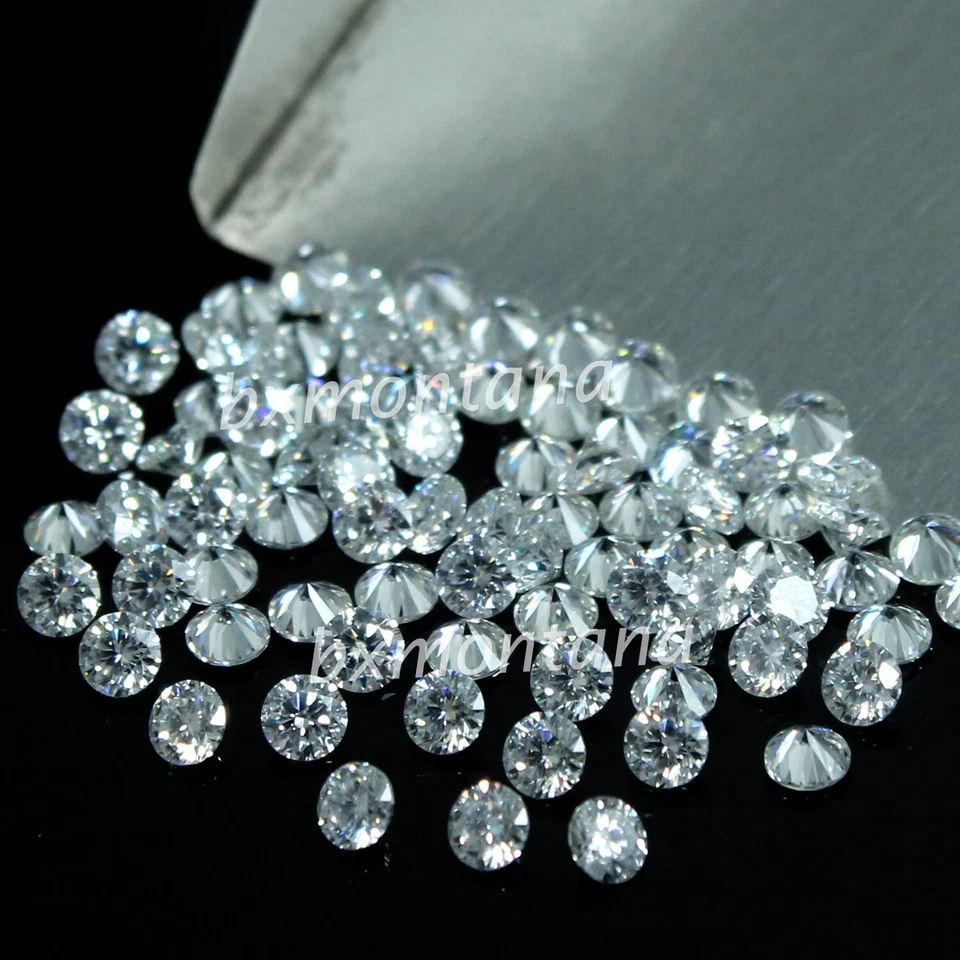 Natural 2.00 mm Round Brilliant Cut D Color VVS1 White Diamond 100 Pcs Lot - Image 3 of 4