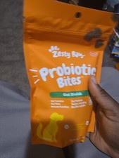 Zesty Paws Gut Health Probiotic Soft Chews 4 Dogs Pumpkin Flavor 60ct Exp 7/25 