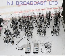 Audio Ltd envoy en2 wireless microphone kit complete sony ecm-77bpt  606-631Mhz