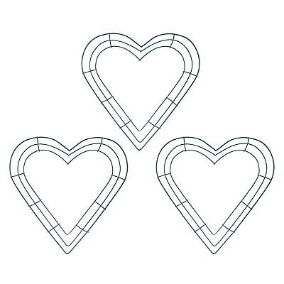 Pack Heart Metal Wreath 12 Inch Heart-Shaped Wire Wreath Frame