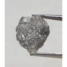 2.46 Ct,Natural Rough Diamond,Grey Rough,Uncut Diamond,Raw Diamond, Jewelry Ring