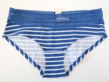 Victoria's Secret VTG 2011 Cotton Lingerie Lace Hiphugger Bikini Panty MEDIUM