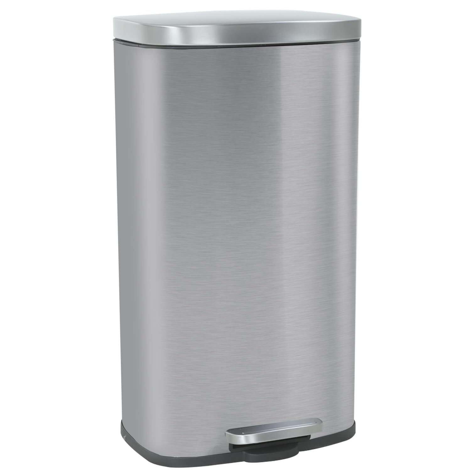 8 Gallon (30L) Trash Can Kitchen Trash Can Stainless Steel Trash Can with Lid...