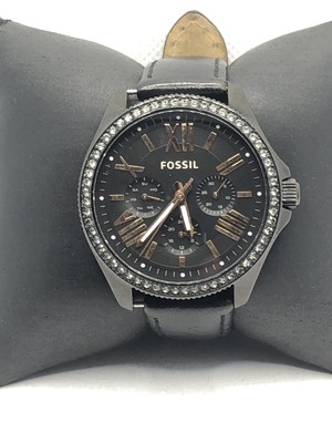 Fossil AM4522 Women's Black Leather 