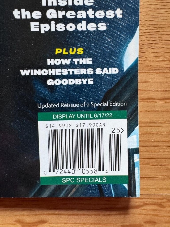 Ultimate Guide to SUPERNATURAL Entertainment Weekly Magazine Updated ...