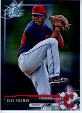 2017 Bowman Chrome Prospects #BCP145 Juan Hillman Indians