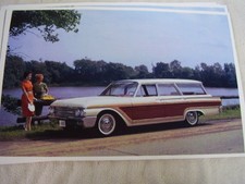 1961 Ford Country Squire Station Wagon  11 X 17 Photo Picture