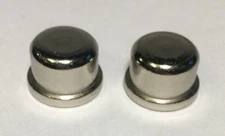 New 9/16" inch Nickel Plated Oil Glass Kerosene Lamp Finial Lot of 2