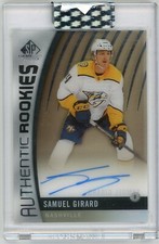 2021-22 Clear Cut Hockey Samuel Girard Authentic Rookies Auto #RT-SG
