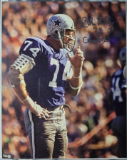 Bob Lilly Signed 8x10 Photo Dallas Cowboys #74 Autographed Picture NFL
