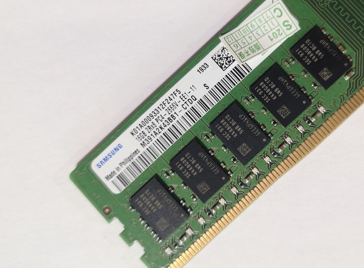 SAMSUNG 16GB DDR4 ECC UDIMM RAM 3200MHz 2933MHz 2666MHz 2400MHz
