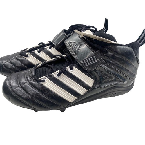Adidas Grid Iron 3/4 D Football Cleats Black / White Size 10 New Floor Model - Picture 4 of 10