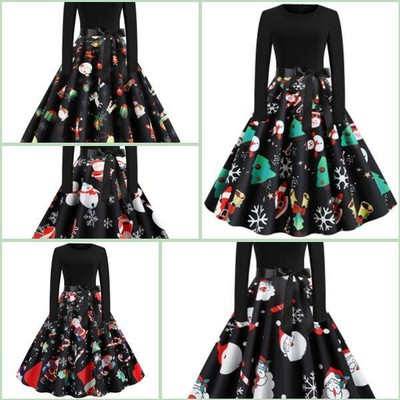 floral christmas dress