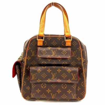 Authentic Louis Vuitton Monogram Excentri Cite Hand Bag M51161