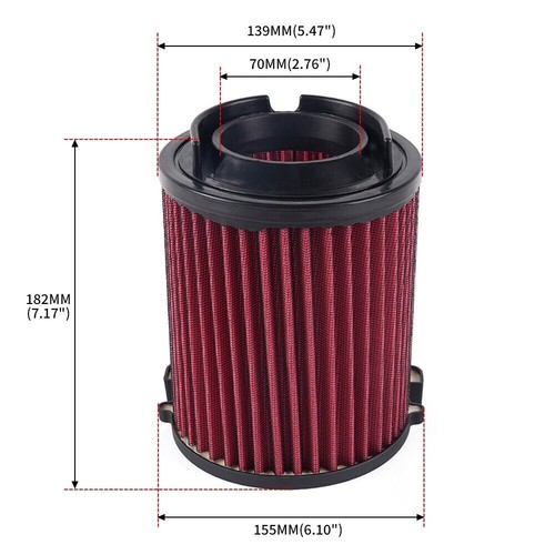 For volkswagen/Seat/Skoda/Audi/Select 2003-2016 E-2014 Replacement Air Filter - Picture 4 of 10