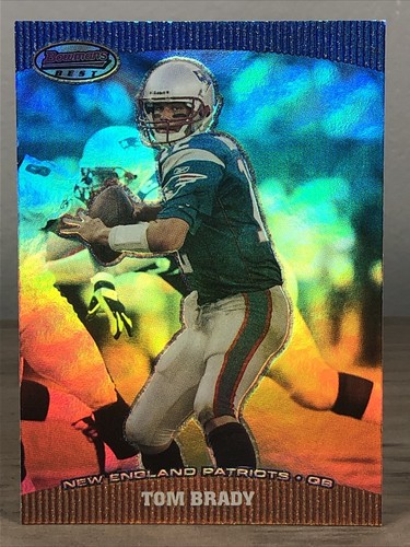 2004 Tom Brady Bowmans Best Rainbow �� Foil #15 - Bild 4 von 12