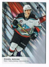 2019-20 SP Game-Used CHL Base Jersey Number #40 Pavel Novak 07/11