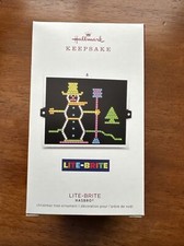 Hallmark Hasbro Lite-Brite 2018 Ornament Light Bright Christmas Ornament
