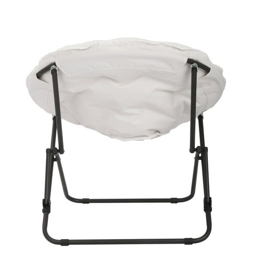 Mainstays Saucer Chair, White Faux Shearling Free Shipping - Picture 7 of 7