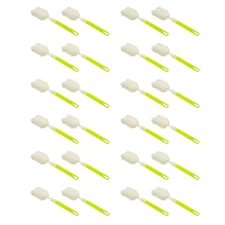 Bottle Sponge Brush with Long Handle - Soft for Cleaning Bottles, Cups (20 Pack)