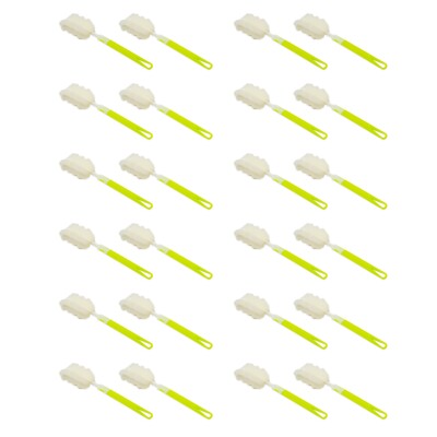 Bottle Sponge Brush with Long Handle - Soft for Cleaning Bottles, Cups (20 Pack)